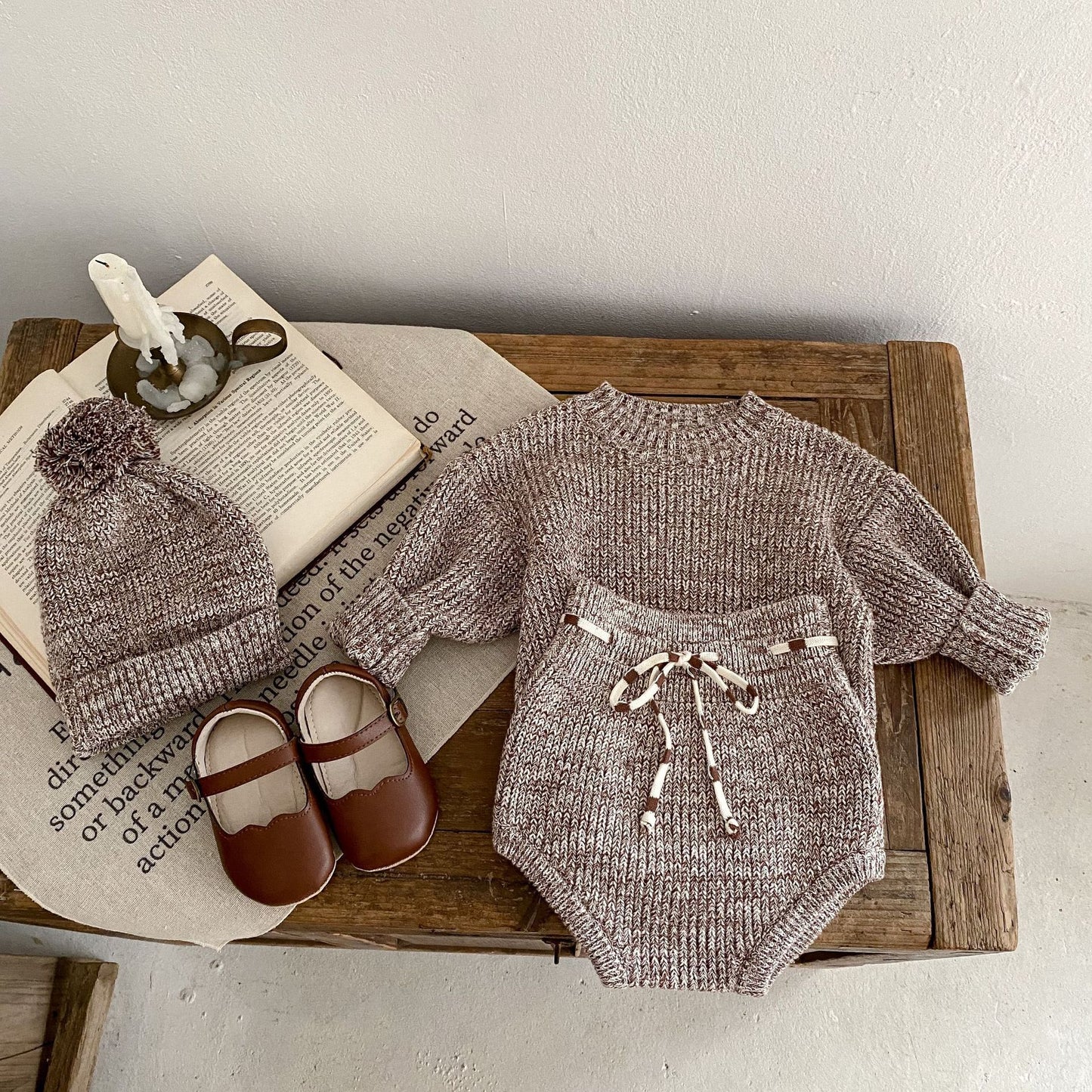 Infant Baby Girl Mixed Pullover 3 piece set - Simply Snug