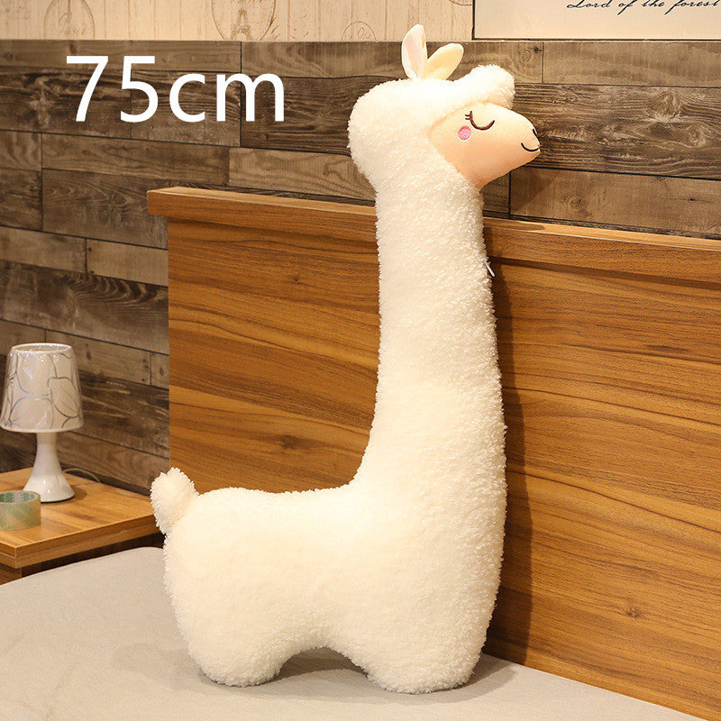 Life Size Alpaca Plush Pillow - Simply Snug