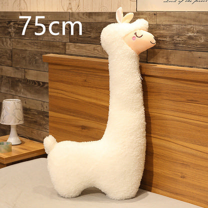 Life Size Alpaca Plush Pillow - Simply Snug