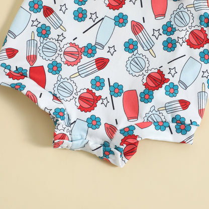 Printed Suspender Pants - Simply Snug