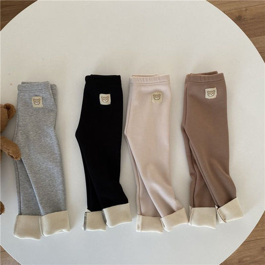 Girls' Single-layer Fleece-lined leggings - Simply Snug