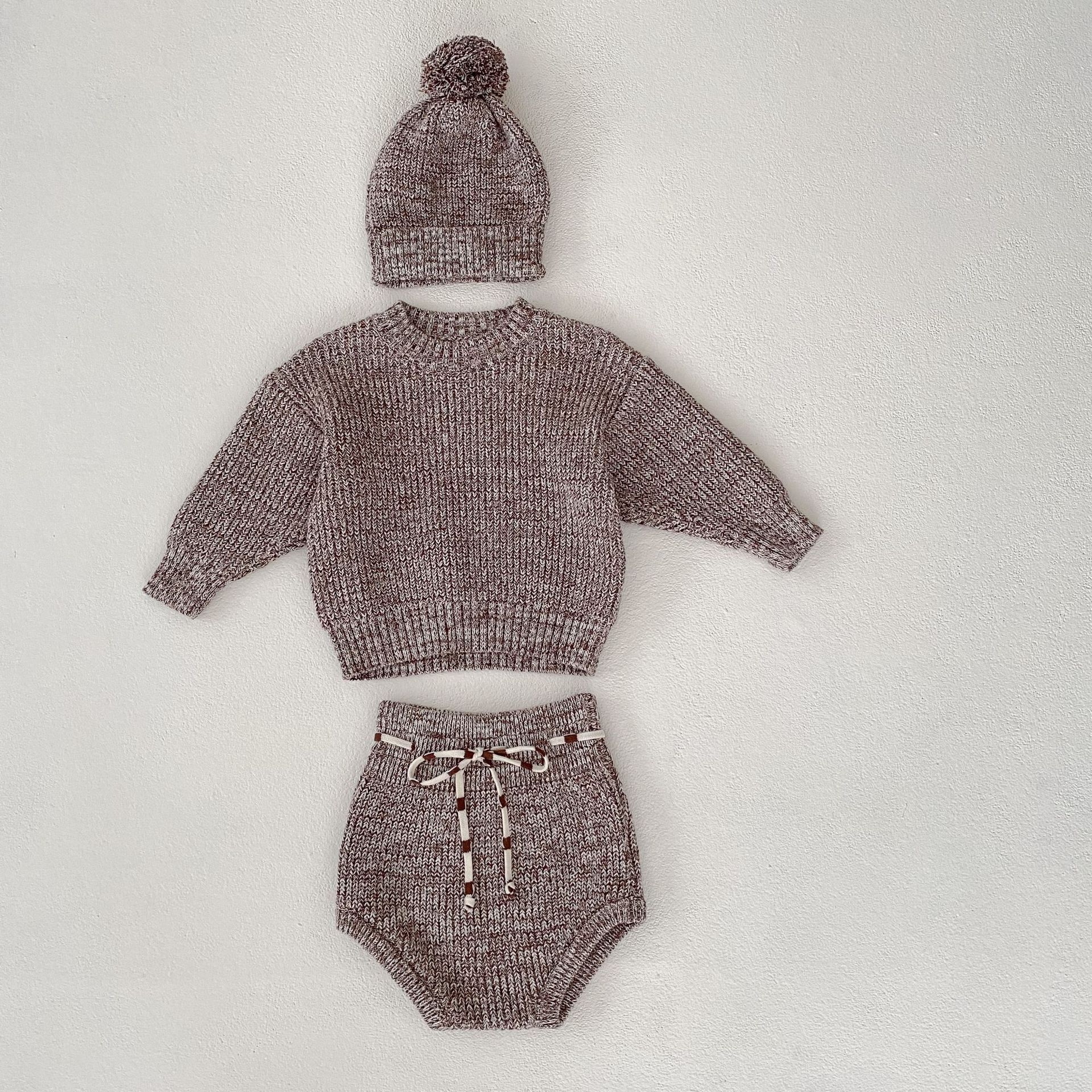 Infant Baby Girl Mixed Pullover 3 piece set - Simply Snug